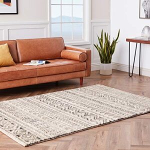 Loloi Emory Stone/Graphite 5'-3" x 7'-7" Area Rug