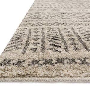 Loloi Emory Stone/Graphite 5'-3" x 7'-7" Area Rug