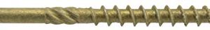 Power Pro 967886 Trim Screws, #8 x 2-1/2", All Purpose Wood, Deck, Composite, and Exterior Trim Screws, Rust Resistant, Bronze, 2500pcs Box