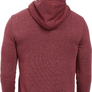 Alternative mens Rocky Eco-fleece Zip Hoodie Sweatshirt, Eco True Currant, Medium US