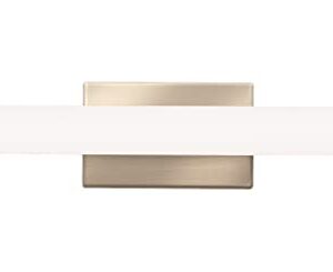 Lithonia Lighting FMVCCL 24IN MVOLT 30K 90CRI BN M6 2 ft. Brushed Nickel Contemporary Cylinder Vanity LED 3000K Fixture