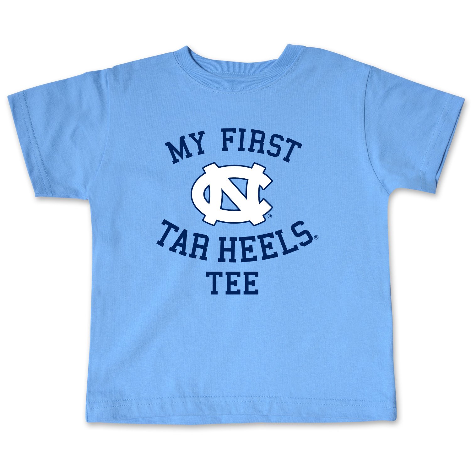 NCAA North Carolina Tar Heels Infant Short Sleeve Tee, 12 Months, Blue Mist