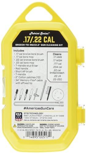 Otis Technology .17/.22 Cal Limited Breech Patriot Series Rifle Cleaning Kit