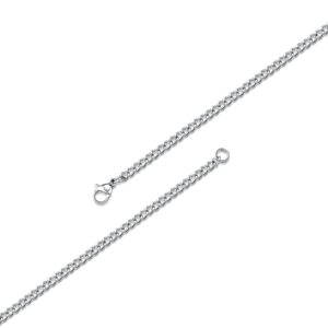 Xianli Wang Tiny Simple Cross Pendant for Children Kids Boys Girls Women Stainless Steel Small Child Kid Necklace (Silver tone-Age under 10/Thin Neck Women)