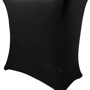 Rockville RSC5B Universal Black DJ Scrim Cloth Cover For X Stand+Carry Bag