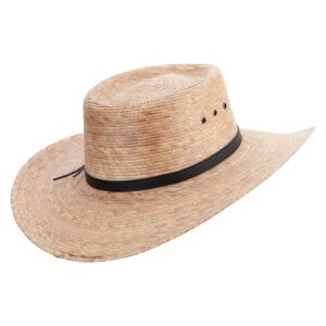 Men's Palm Braid Gambler Hat - Dk Natural L