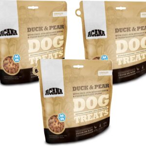 Acana Singles Dog Treats - Duck and Pears, 3.25oz Each (3 Pack)