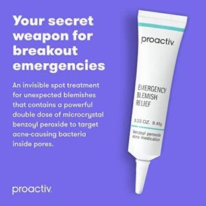 Proactiv Emergency Blemish Relief - Benzoyl Peroxide Gel - Acne Spot Treatment for Face and Body, .33 Oz