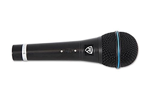 Rockville RMM-XLR Dynamic Cardioid Professional Metal Microphone W/10' XLR Cable., Black