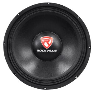 rockville rvp12w8 600 watt 12" raw replacement dj pa subwoofer 8 ohm sub woofer