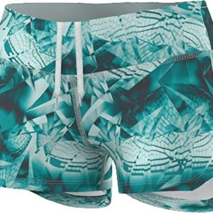 adidas Women's Running Supernova Booty Shorts, Medium, Vapour Green