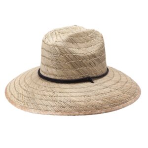 peter grimm - lifeguard, costa - wide brim sunhat - men & women (one size) (natural, costa)