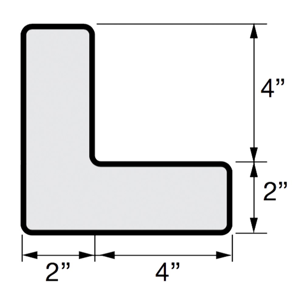 INCOM Manufacturing Laminated 5S Workplace Floor Organization Markers, L Shaped, Thick Textured Anti-Slip, White, 6 Inch x 6 Inch, 25 Pack, LM110W