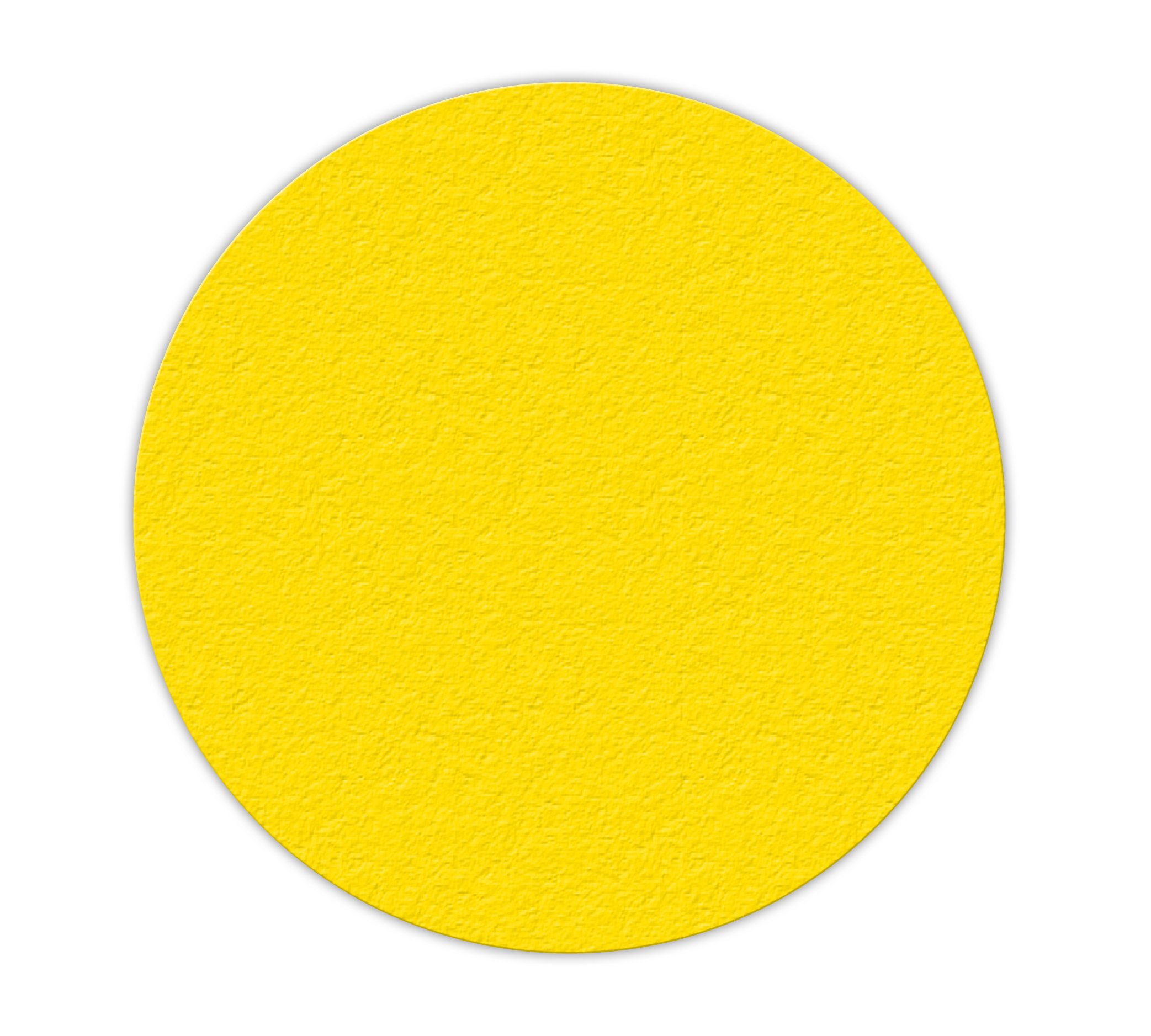 INCOM Manufacturing: Workplace Marker 6" Circle, Yellow (Pack of 25)