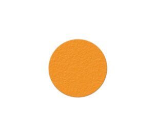 incom manufacturing: workplace marker 3" circle, orange (pack of 25)