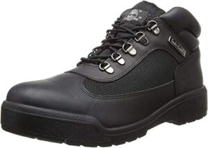 timberland men's waterproof field boot, black, 9