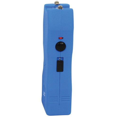 Blue Runt Mini Stun Gun - 20 million Volt Stun Flashlight with Rechargeable Battery.