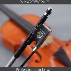 VINGOBOW Brandnew Carbon Fiber VIOLIN BOW 4/4 Size Deep & Powerful Tone, Art No.106VB