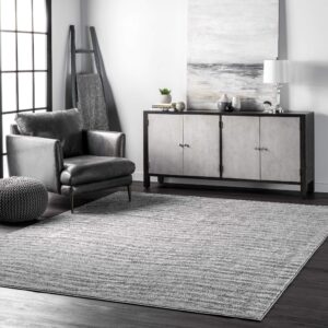 nuloom sherill abstract transitional area rug, 5x8, grey