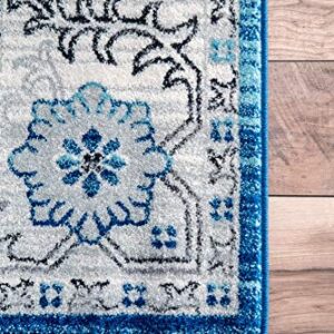 nuLOOM Tameika Area Rug, 8x10, Aqua