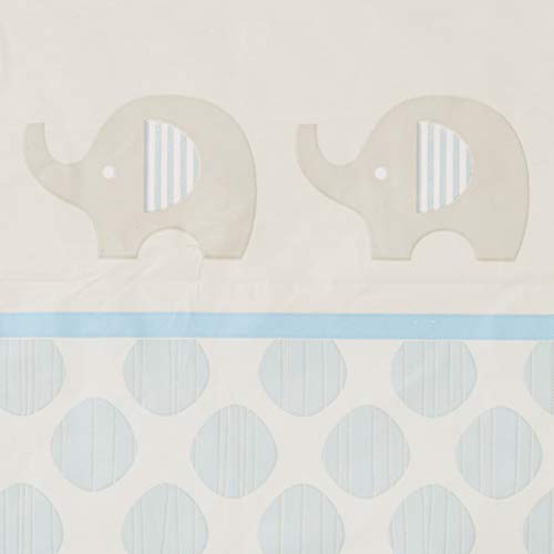 Creative Converting 316939 All Over Print Plastic Tablecover, 54 x 102, Little Peanut, Boy