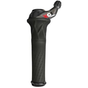 SRAM X01 Eagle 12-Speed GripShift Shifter with Discrete Clamp, Black with Red Logo