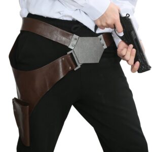 Xcoser Adult Han Solo Belt Cosplay Costume PU Holster Belt Props Adjustable