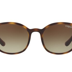 Vogue Eyewear Women's VO5051S Square Sunglasses, Dark Havana/Brown Gradient, 52 mm