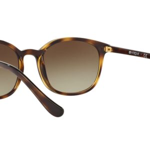 Vogue Eyewear Women's VO5051S Square Sunglasses, Dark Havana/Brown Gradient, 52 mm