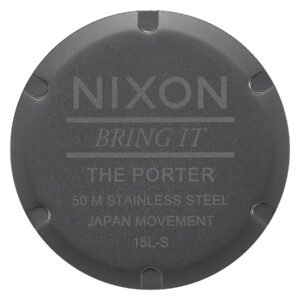 NIXON Porter Leather A1058 50m Water Resistant Men’s Watch (20-18mm Leather Band and 40mm Watch Face)