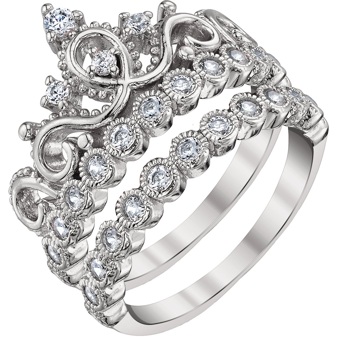 Guliette Verona Silver Crown Ring (8)