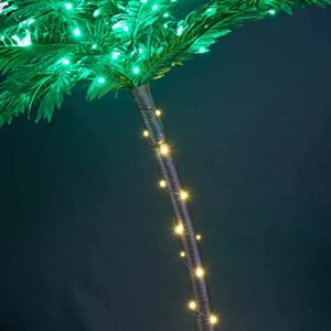 LIGHTSHARE JT-DC240V0250-CLightshare Lighted Palm Tree, Large - ZLS7FT, 7-Feet,Green