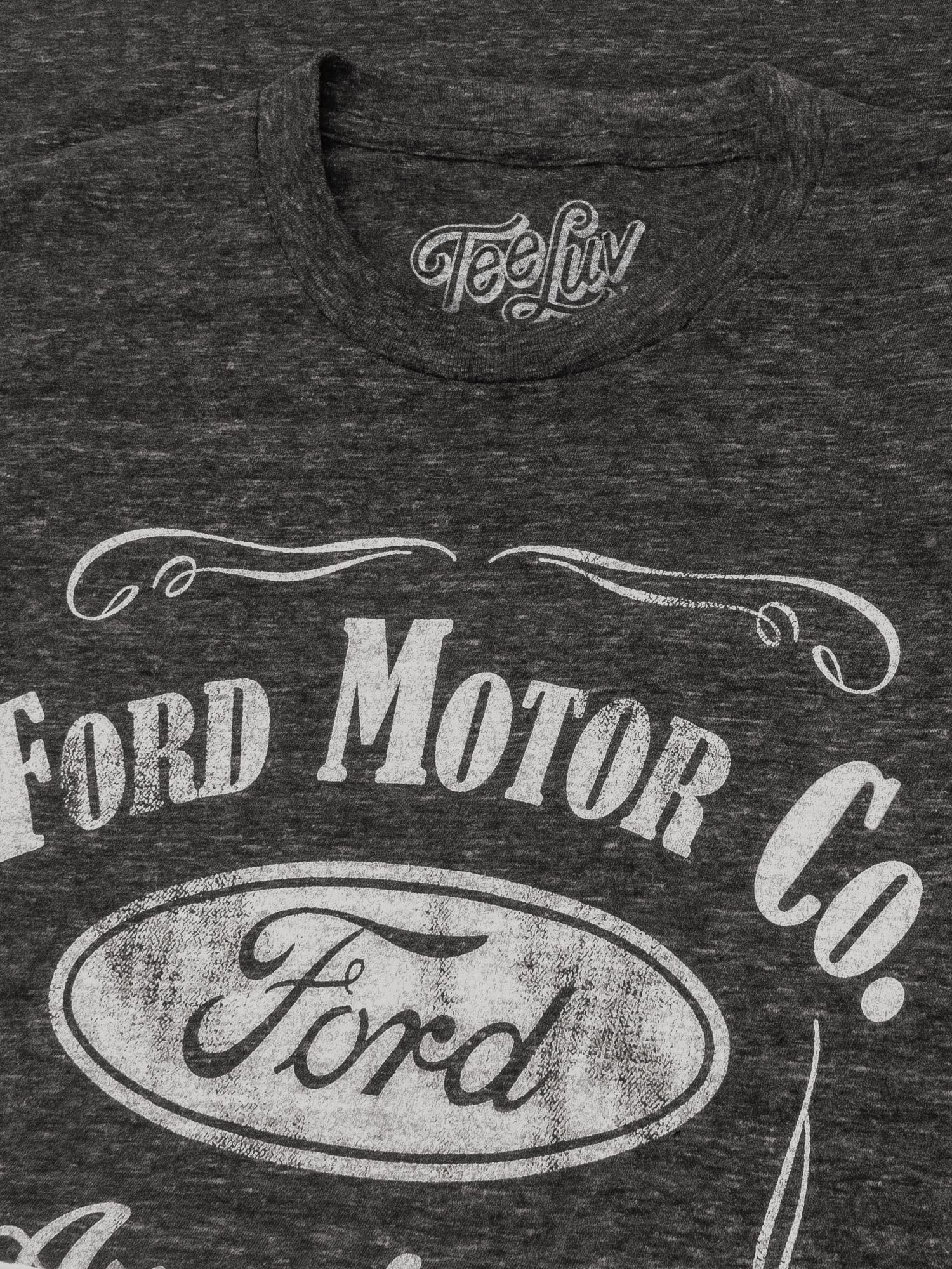 "Ford Motor Co. American Made Muscle" T-Shirt Soft Touch Fabric-x-large Onyx