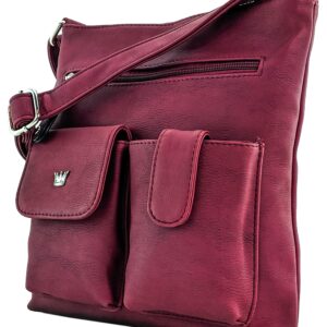 Purse King Colt Red Concealed Carry Handbag