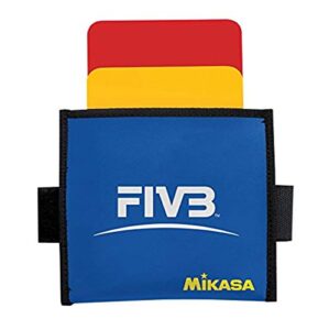 mikasa vk volleyball referee cards, red/yellow, size 4