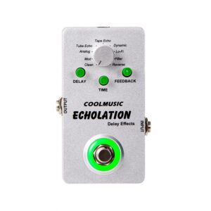 coolmusic a-de01 echolation digital delay pedal with 9 effects…