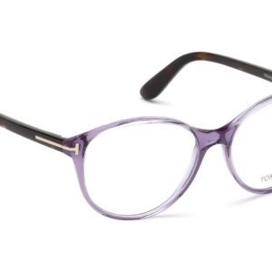 Tom Ford - FT 5403, Round, ACETATE/SILVER, women, LILAC (078 A), 54/15/140