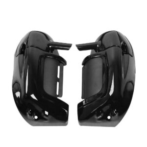 XFMT Lower Vented Leg Fairings W/ 6.5" Speaker Box Pods for Harley Touring 1983-2013 Road King Electra Street Glide Ultra Classic