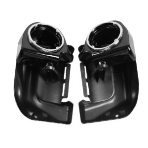 XFMT Lower Vented Leg Fairings W/ 6.5" Speaker Box Pods for Harley Touring 1983-2013 Road King Electra Street Glide Ultra Classic