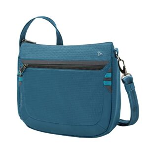 Travelon Anti-Theft Active Medium Crossbody Messenger Bag, Teal