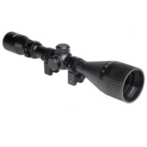 hatsanusa optima 3-12x50ao scope, black, one size