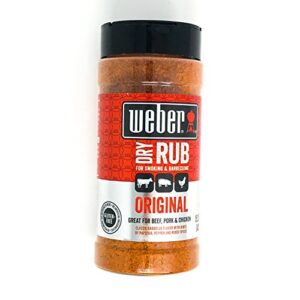 weber smoking and barbecuing original dry rub, 15.25 ounce