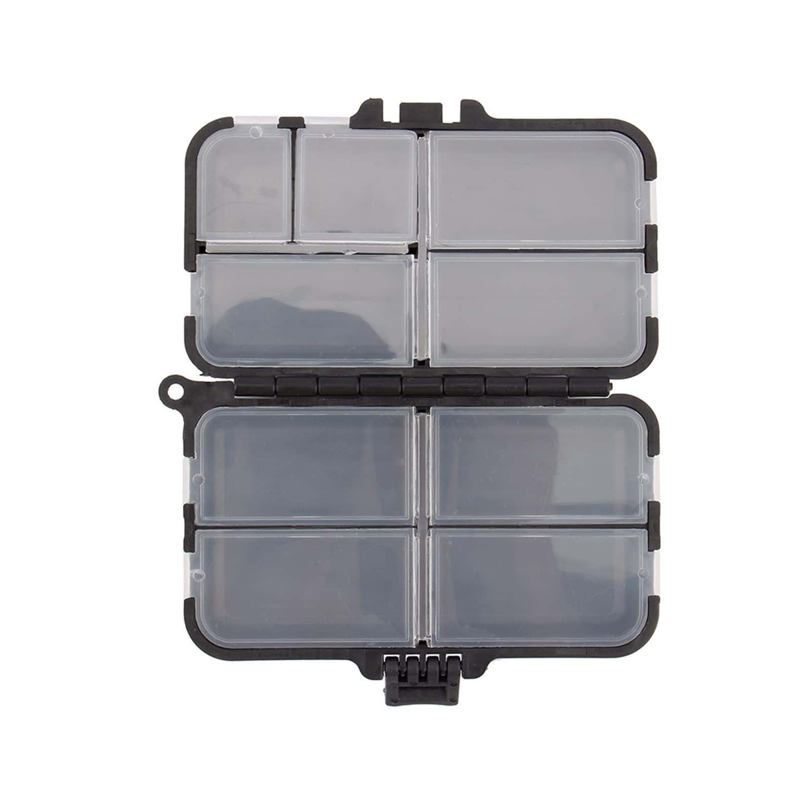 Yosoo Portable Fishing Tool Fishing Tacke Fish Lure Spoon Hook Bait Tackle Waterproof Storage Box Case Holder Container With 9 Compartments For Fishing Accessories Tool Black