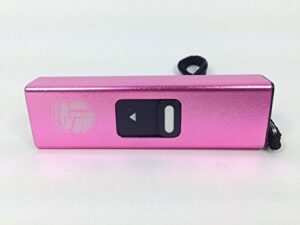 slider 3 million volt mini stun gun flashlight pink