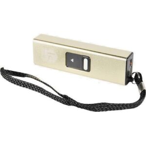 Slider 3 Million Volt Mini Stun Gun Flashlight Gold