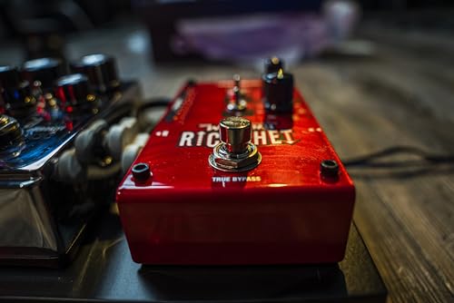 DigiTech Mini Pitch Acoustic Guitar Effect Pedal, Red (Whammy Ricochet)