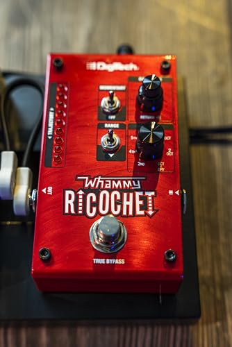 DigiTech Mini Pitch Acoustic Guitar Effect Pedal, Red (Whammy Ricochet)