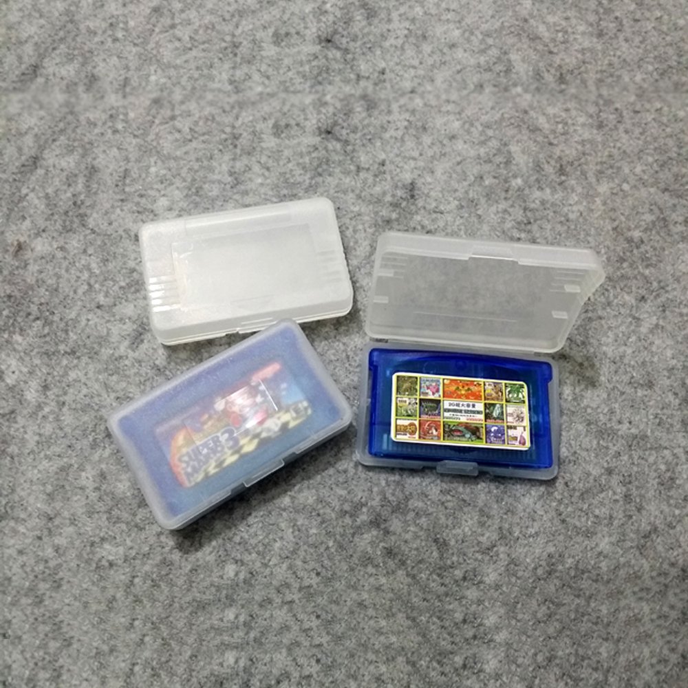 Ninthseason 10 Pcs/Lot Clear Plastic Game Cartridge Card Box Case Cover for Game Boy Gba Sp Gbm