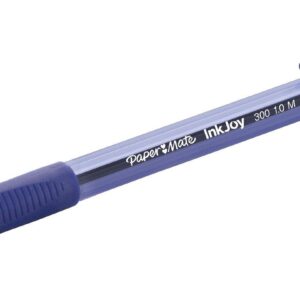 Paper Mate InkJoy 300ST Ballpoint Pens, Medium Point, Blue, Box of 12 (1951341)