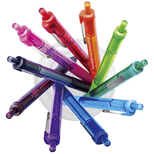 Paper Mate InkJoy 300RT Retractable Ballpoint Pens, Medium Point, 10 Ink Colors, 24 Pack (1951398)